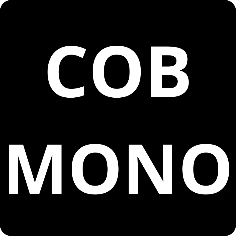 COB MONO bílé LED pásky